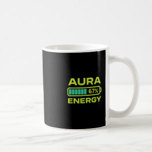 Aura Energy 67 Percent Meme Six Seven Farming Coffee Mug