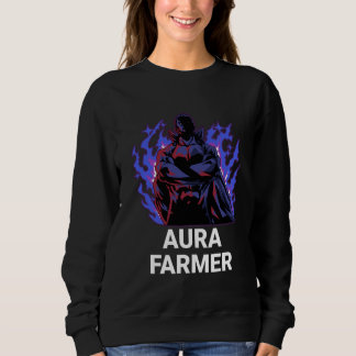 Aura Farmer Cool Anime Super Hero Sweatshirt