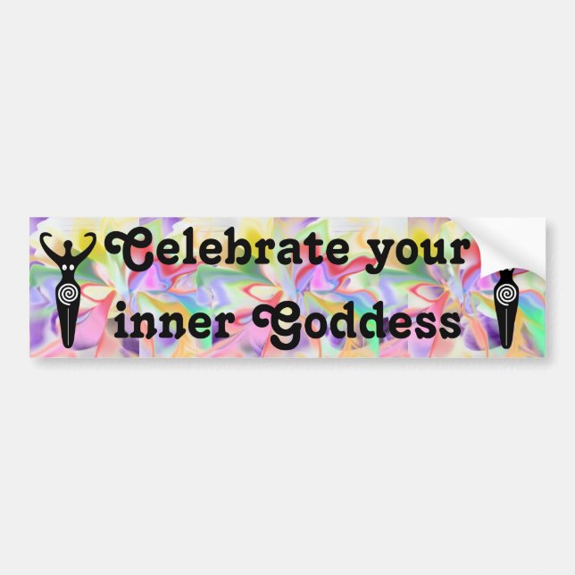 aura goddess bumper sticker (Front)