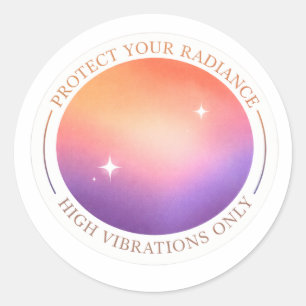 Aura Gradient Sticker - Protect Your Radiance Suns