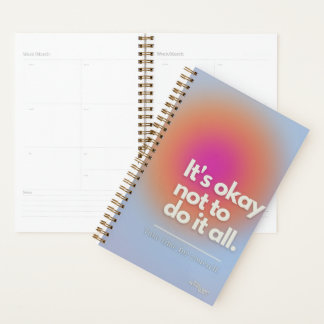 aura, motivation with sticker  planner