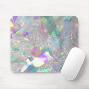 Aura Quartz Crystal Modern Glam Mouse Pad