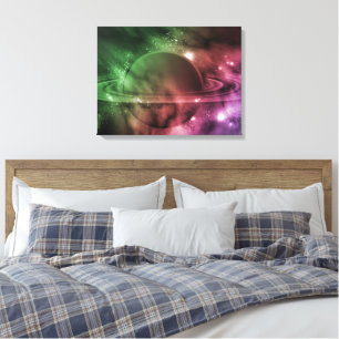Aura Saturn Canvas Print