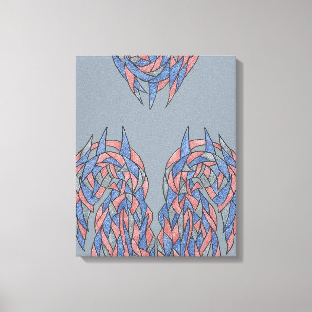 Aura Shift – Soft Gradient Abstract Canvas Print (Front)