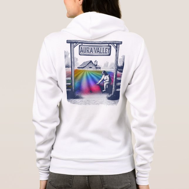 Aura Valley Farm Front & Back Hoodie (Back)