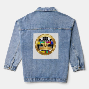 Auraluxy "Success Loading" Golden Bee Premium Stre Denim Jacket