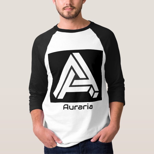 Auraria Men's Baseball Shirt (Front)
