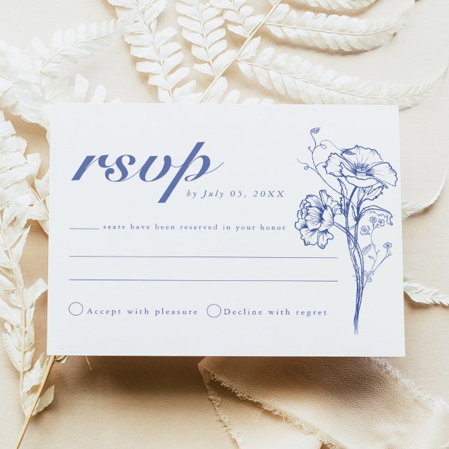 AURELIA Chinoiserie French Victorian RSVP Card (Creator Uploaded)