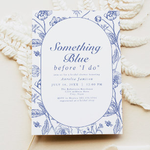 AURELIA Chinoiserie Something Blue Bridal Shower Invitation