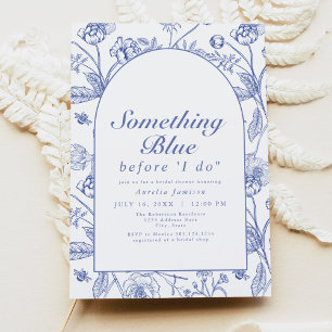AURELIA Chinoiserie Something Blue Bridal Shower Invitation