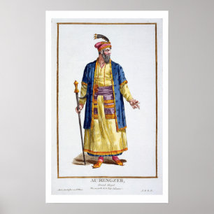 Aurengzeb, Great Khan of the Mongol Hordes from Re Poster