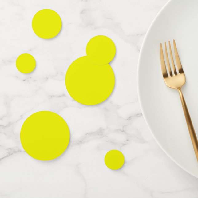 Aureolin (solid colour)  confetti (Group)