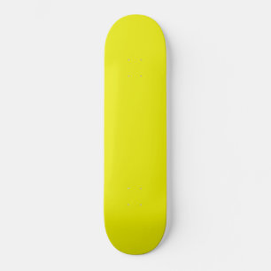 Aureolin (solid colour) skateboard