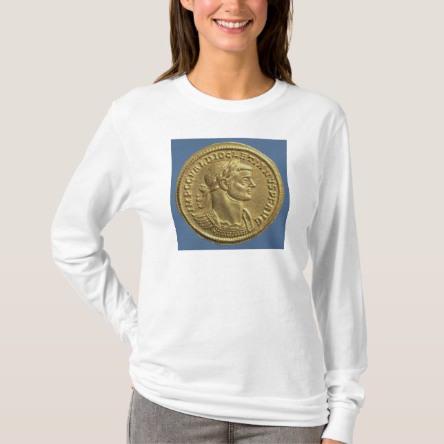 Aureus  of Diocletian  cuirassed T-Shirt (Front)
