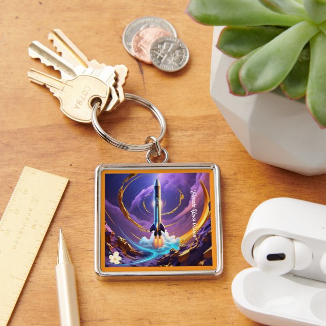"Auric Space Dreams" Key Ring (Desk)