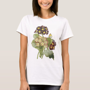 auricula(Primula auricula) by Redouté T-Shirt
