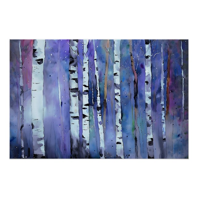 Aurora Among the Birch         Poster (Front)