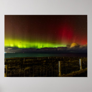 Aurora at South Shields Poster/Print Poster