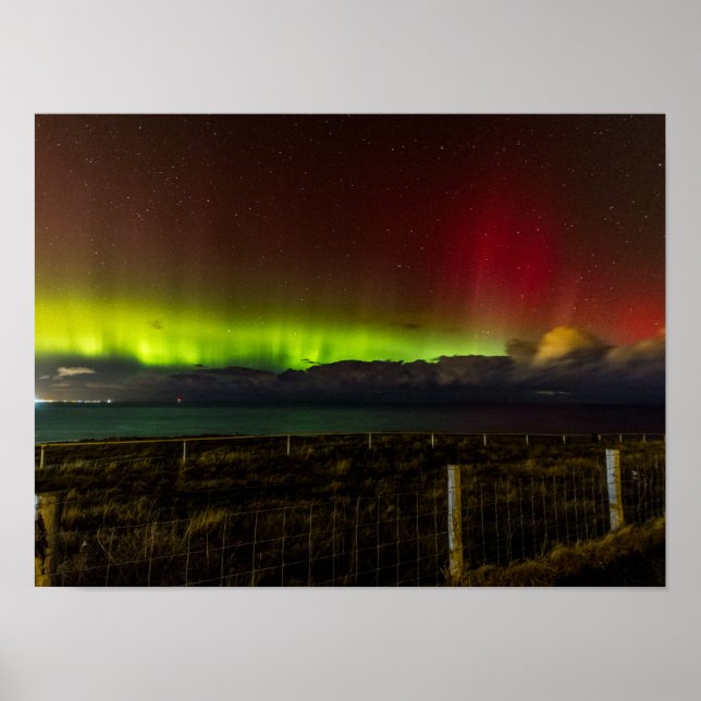 Aurora at South Shields Poster/Print Poster (Front)