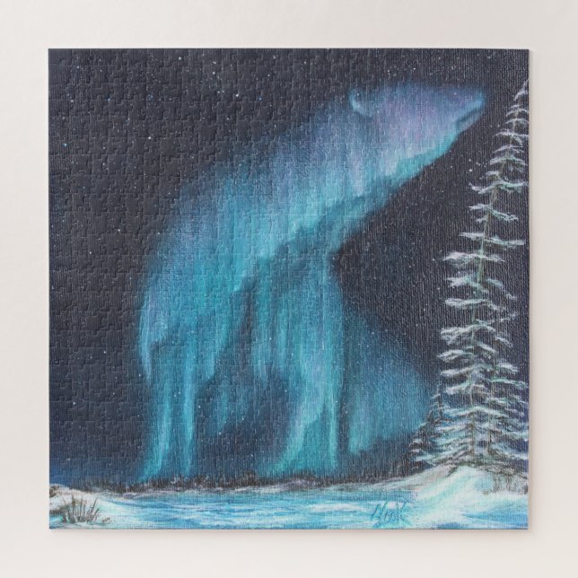 Aurora Bear Jigsaw Puzzle (Vertical)