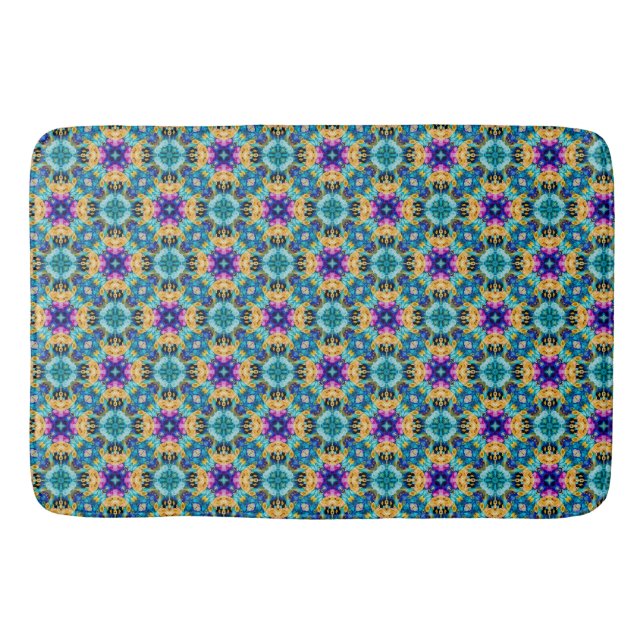Aurora Blossom Tapestry  Bath Mat (Front)