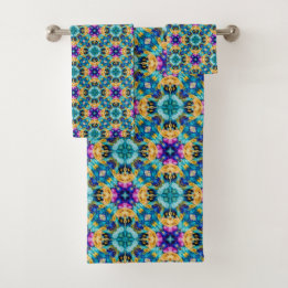Aurora Blossom Tapestry  Bath Towel Set