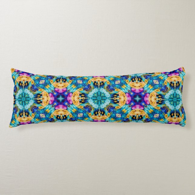 Aurora Blossom Tapestry Body Cushion (Front)