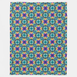 Aurora Blossom Tapestry  Fleece Blanket