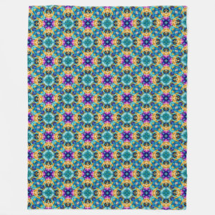 Aurora Blossom Tapestry Fleece Blanket