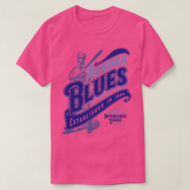 Aurora Blues T-Shirt (Design Front)