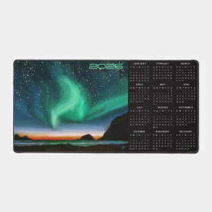 Aurora Borealis - 2026 Calendar Desk Mat