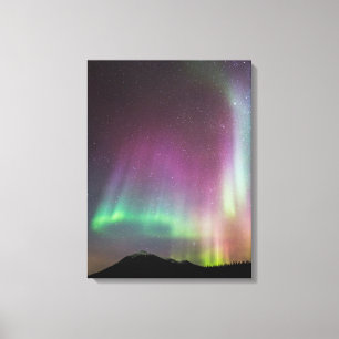 Aurora Borealis Alaska Brooks Range, Alaska Canvas Print