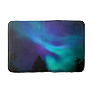 Aurora Borealis Canada Ontario Sudbury Bath Mat