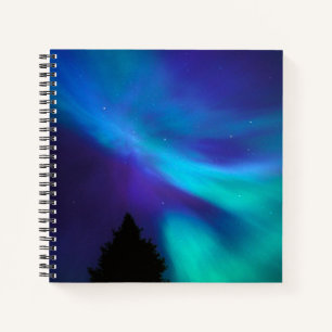 Aurora Borealis Canada Ontario Sudbury Notebook