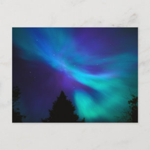 Aurora Borealis   Canada Ontario Sudbury Postcard