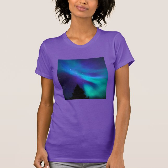 Aurora Borealis | Canada Ontario Sudbury T-Shirt (Front)