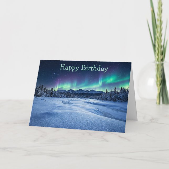 Aurora Borealis Card (Front)