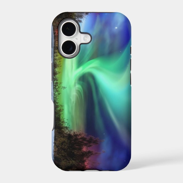 AURORA BOREALIS CELL CASE COVER (Back)