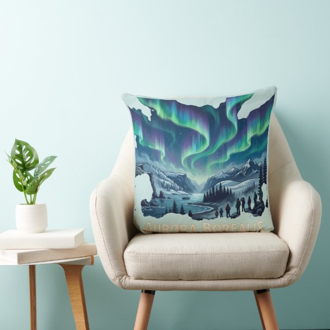 Aurora Borealis Cushion (Chair)