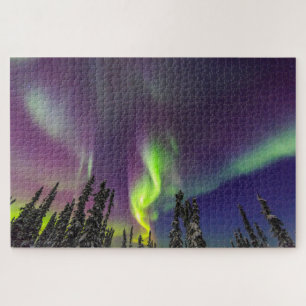 Aurora Borealis Fairbanks, Alaska Jigsaw Puzzle