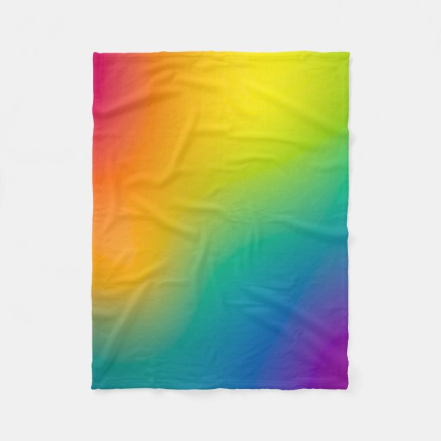 Aurora borealis fleece blanket (Front)