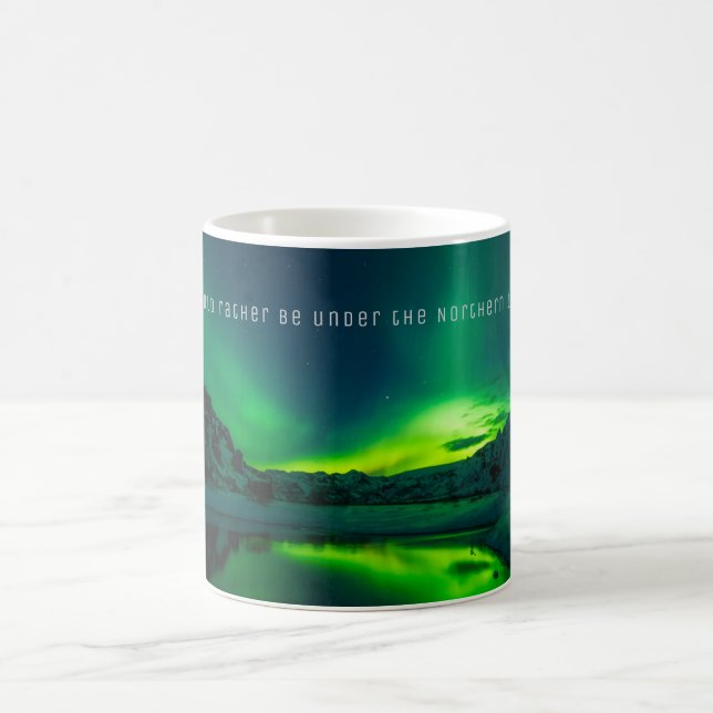 Aurora Borealis Gift Northern Lights MAGIC Mug (Center)