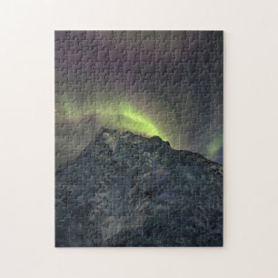 Aurora Borealis   Iceberg Jokulsarlon Iceland Jigsaw Puzzle