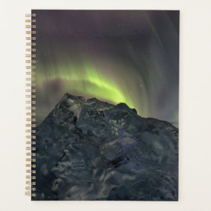 Aurora Borealis Iceberg Jokulsarlon Iceland Planner
