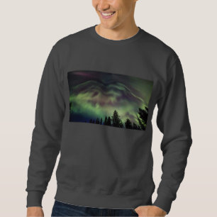 Aurora borealis in Finnish Lapland Sweatshirt