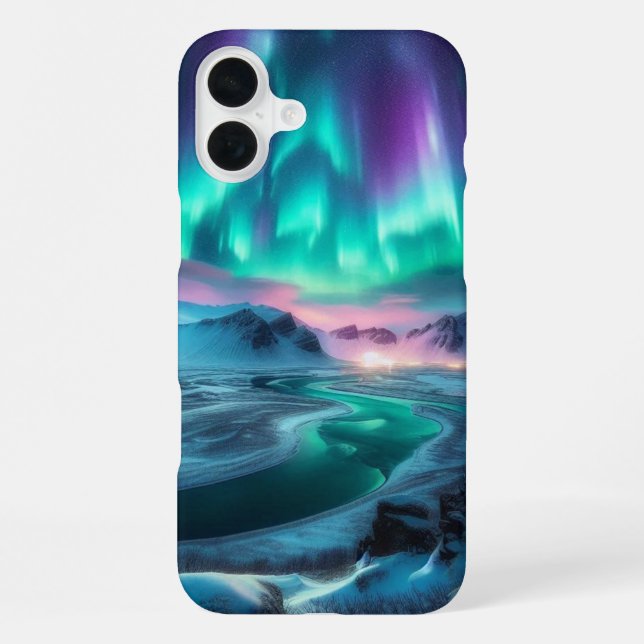 Aurora Borealis iPhone Case (Back)