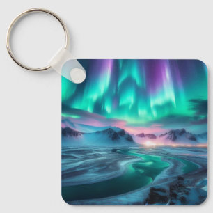 Aurora Borealis Key Ring