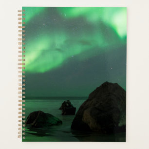 Aurora Borealis   Lofoten Beach Norway Planner