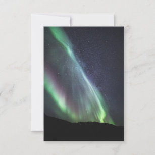 Aurora Borealis Milky Way Galaxy Card