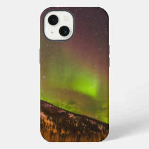 Aurora Borealis Mountains Fairbanks Alaska iPhone 13 Case
